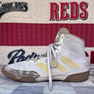 Size 7 - Adidas Mens Tech Fall 2.0 FZ5389 White Basketball Shoes Sneakers